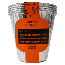 Traeger EZ-Clean Grease & Ash Keg Liner - 5 Pack