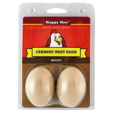 Happy Hen Ceramic Nest Eggs 2 Pack