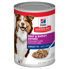 Hill’s Science Diet Adult 7+ Beef & Barley Entrée Dog Food