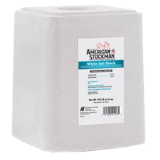 American Stockman White Salt Block Supplement