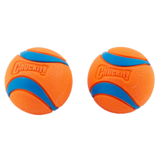 Chuckit! Ultra Rubber Ball Tough Dog Toy, 2-Pack