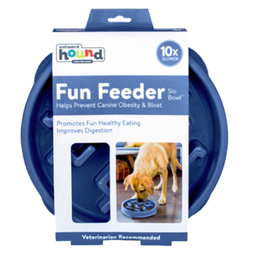 Slow Slo-Bowl Fun Feed Feeder Bowl for Small Dogs