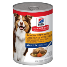 Hill’s Science Diet Adult 7+ Savory Stew With Chicken & Vegetables Canned Dog Food