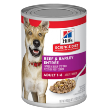 Hill’s Science Diet Adult Beef & Barley Entree Canned Dog Food