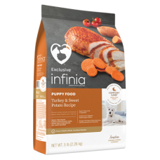 Infinia Puppy Food Turkey & Sweet Potato Recipe