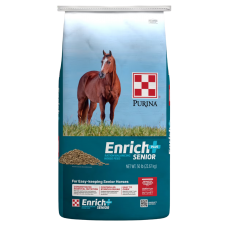 Purina Enrich Plus Senior Ration Balancing Horse Feed | H&S Feed & Country Store Purina Enrich Plus Senior Ration Balancing Horse Feed 50-lb