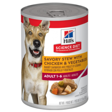 Hill's Science Diet Adult Savory Stew with Chicken & Vegetables Dog Food 1433