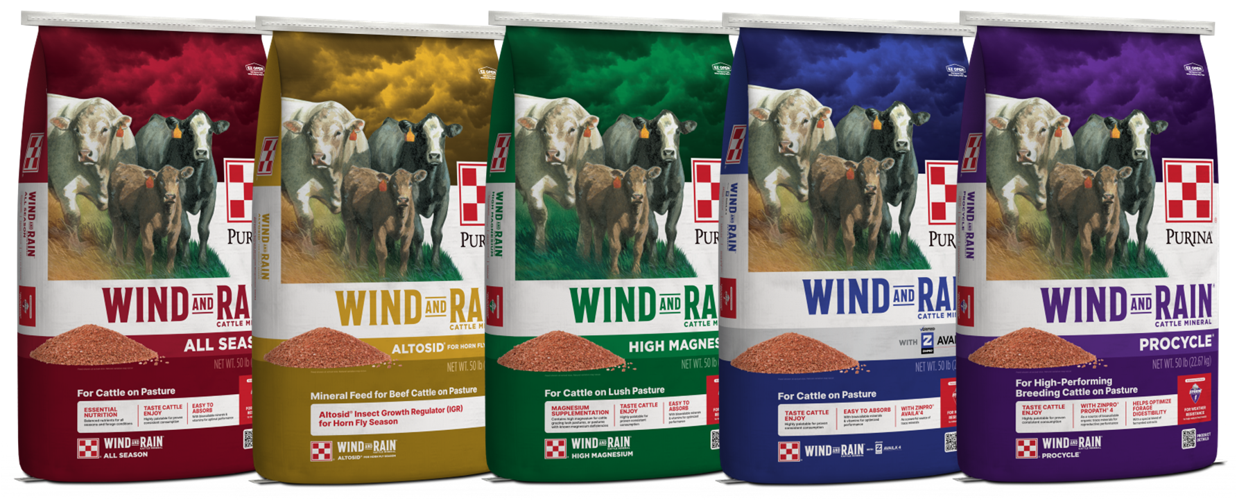 bags of Wind and Rain minerals